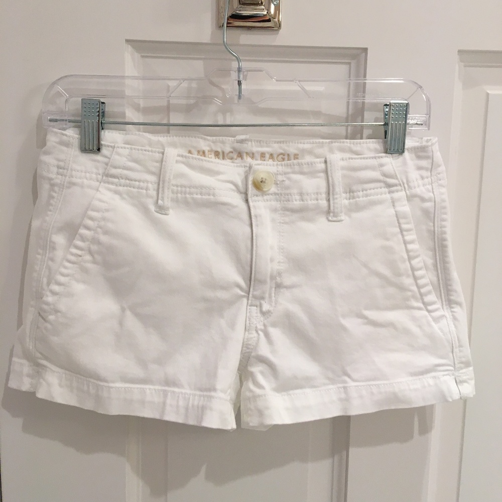 American Eagle White Shorts